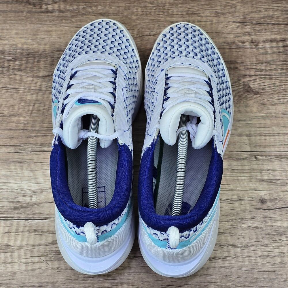 Nike Court Zoom Pro HC Men's Size 9.5 White Blue Tennis Shoes (DH0618-141) - Picture 5 of 9